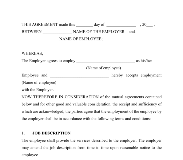 What is an Employment Contract in Canada? – Canada Buzz